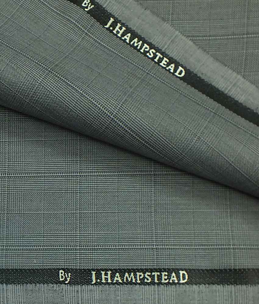 J.Hampstead Men's Wool Structured Super 100's Unstitched Trouser Fabric  (Black) | Fabric, Men, Trousers